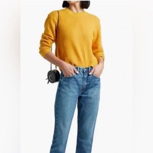 FRAME Chunky Yellow Sweater sz S